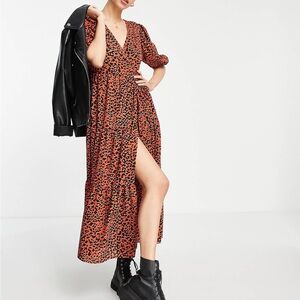 ASOS - Leopard Print Maxi Dress